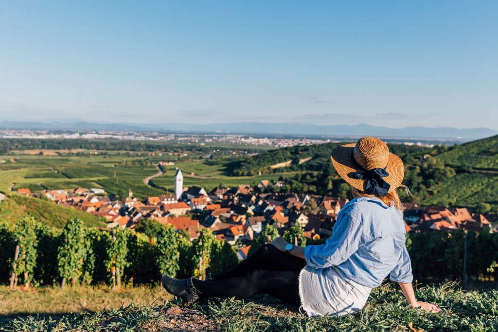 Overlooking Vineyards in Kaysersberg, Alsace