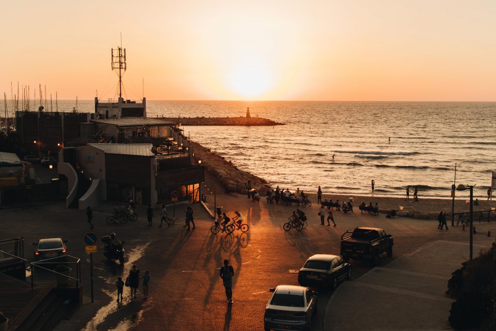 Unique Things To Do in Tel Aviv: Sunset on the beach
