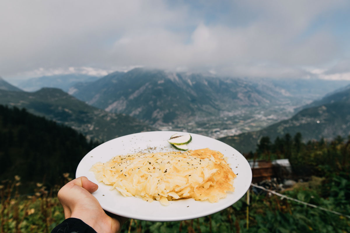 Tour du Mont Blanc Guided Hiking Tour TMB food