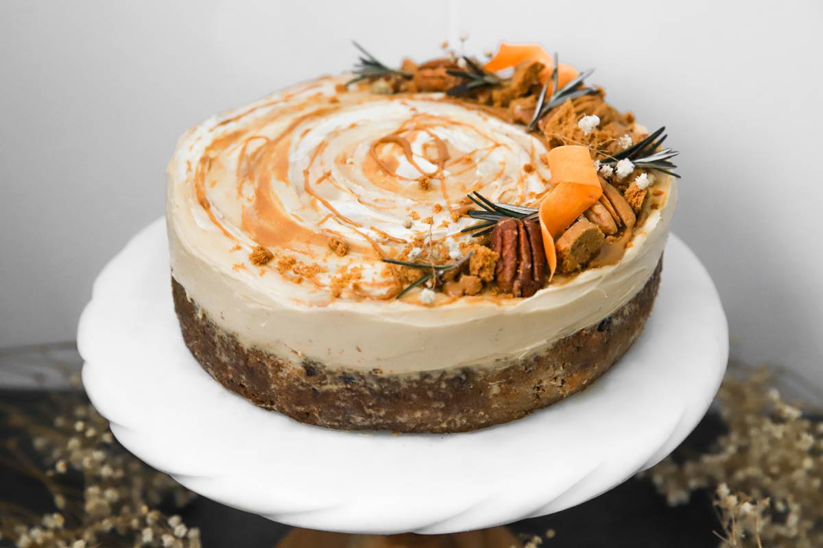 Biscoff Carrot Cake Cheesecake