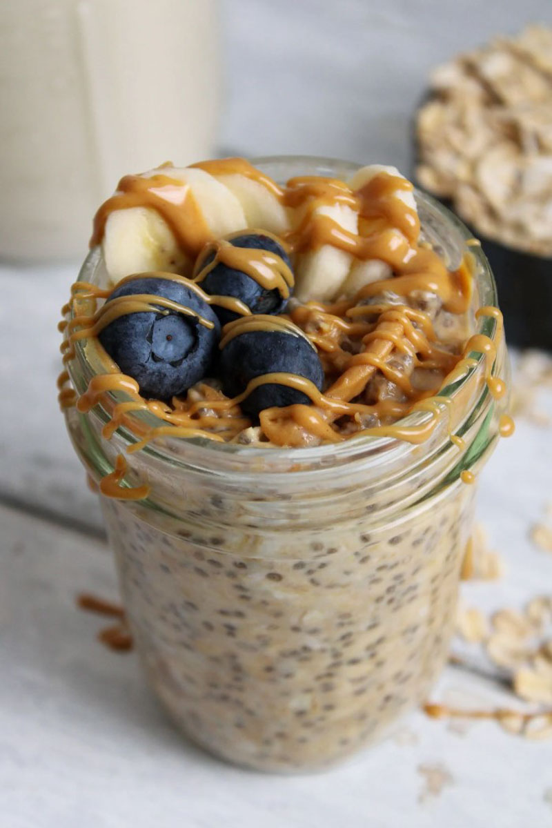 Delicious High Protein Overnight Oats – Nosh Nourish Wander