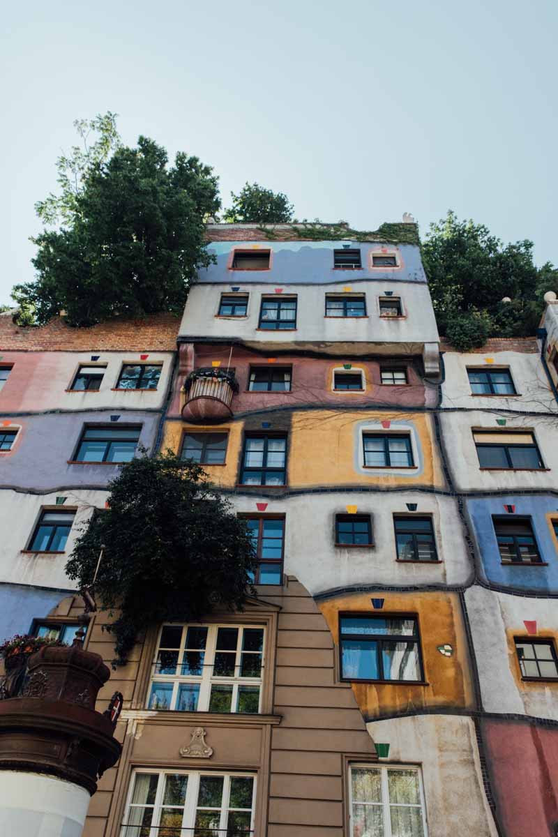 One Day in Vienna: Hundertwasserhaus apartments facade