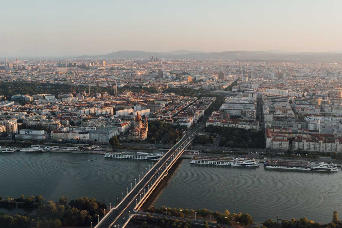 One Day in Vienna: Panoramic View from Highest Rooftop Bar in Vienna