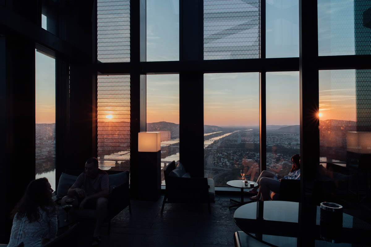 One Day in Vienna: Highest Rooftop Bar in Vienna 57 Lounge