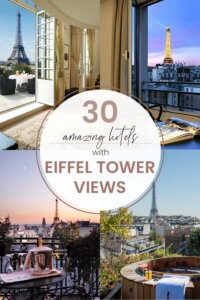 Paris Hotels with Eiffel Tower Views Pinterest