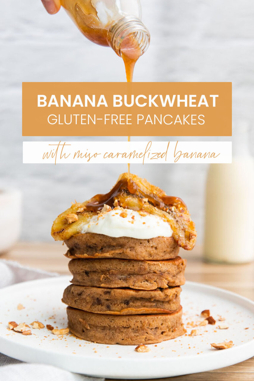 Banana Buckwheat Pancakes