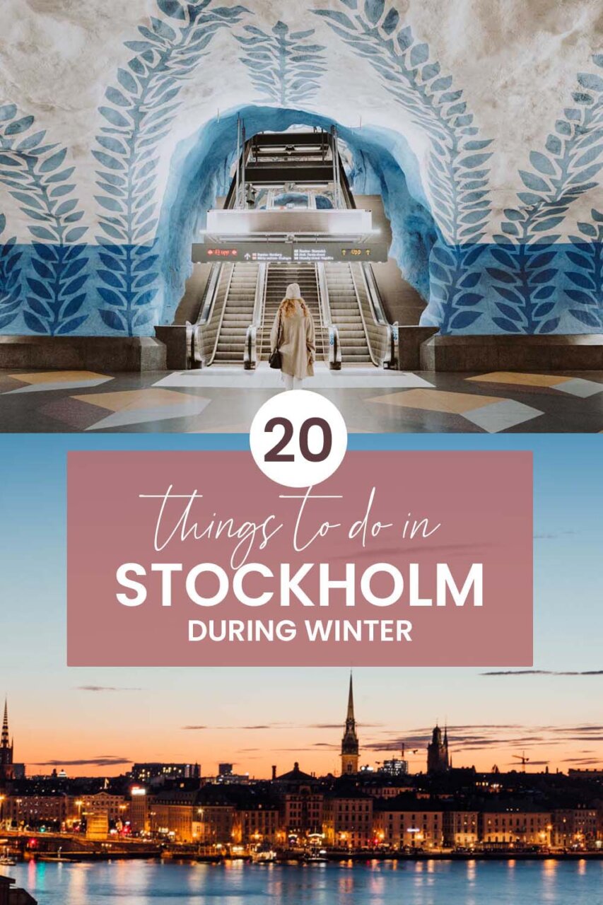 Things to do in Stockholm in Winter Pinterest