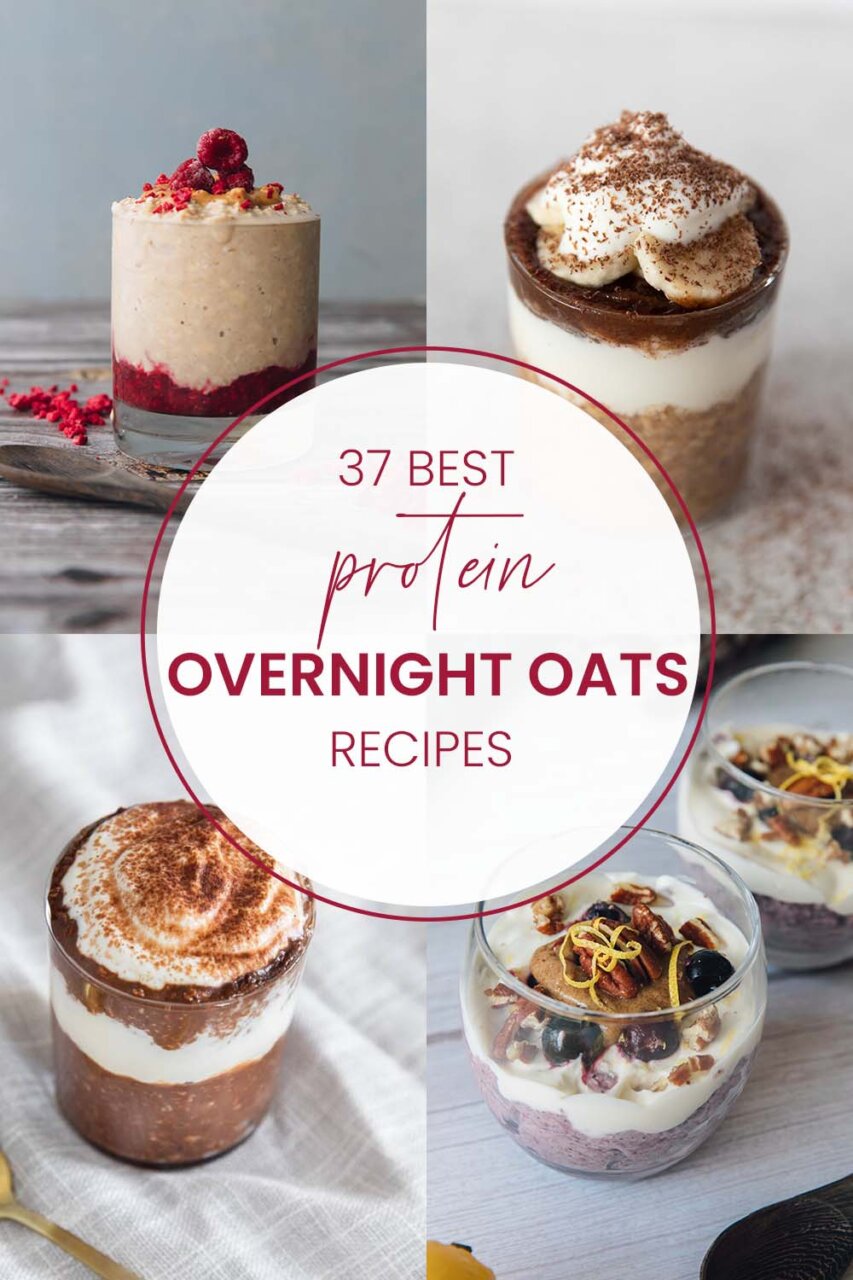 Delicious High Protein Overnight Oats – Nosh Nourish Wander