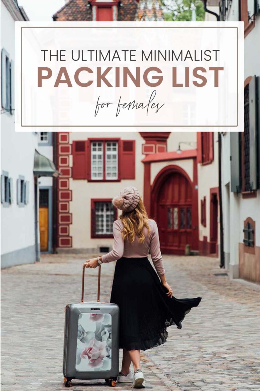 A Precise Minimalist Packing List for Women - Pillowpak